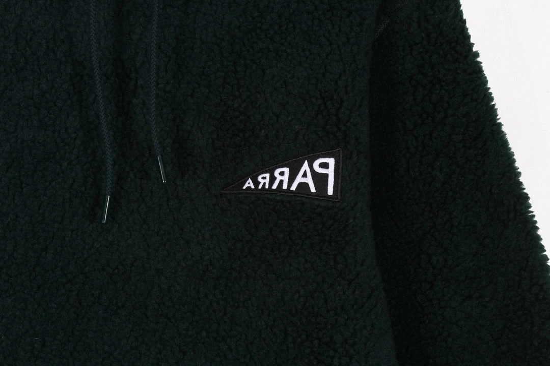 Outlet 🌟 Apparel By Parra Mirrored Flag Logo Polar Fleece Hoodie 🔔 4 Apparel By Parra Mirrored Flag Logo Polar Fleece Hoodie