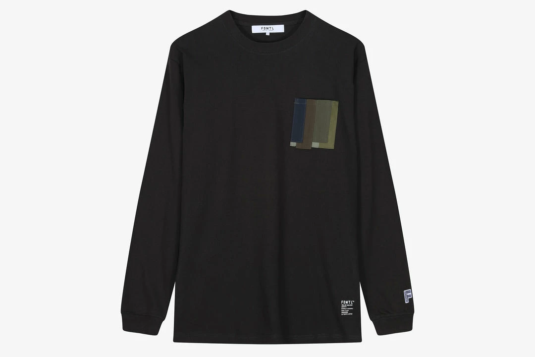 Best Sale π Apparel FDMTL Obi-Strip LS Tee β 3 Apparel FDMTL Obi-Strip LS Tee