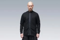 HANON Acronym LA8-AK Cashllama Long Sleeve Zip Shirt Jacket