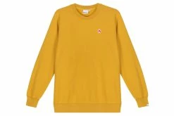 Hanon Flame Badge Crewneck Sweatshirt "Dark Mustard" Apparel