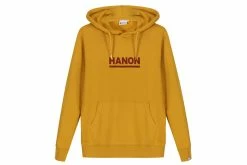 Hanon Bar Logo Hooded Sweatshirt "Dark Mustard" Sweats & Hoods