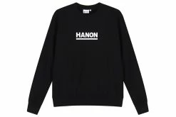 Hanon Bar Logo Crewneck Sweatshirt "Black" Apparel