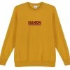 Hot Sale ⭐ Hanon Bar Logo Crewneck Sweatshirt "Dark Mustard" 🥰 2 Hanon Bar Logo Crewneck Sweatshirt "Dark Mustard"