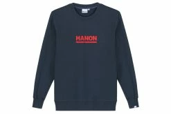 Hanon Bar Logo Crewneck Sweatshirt "Petrol Navy"