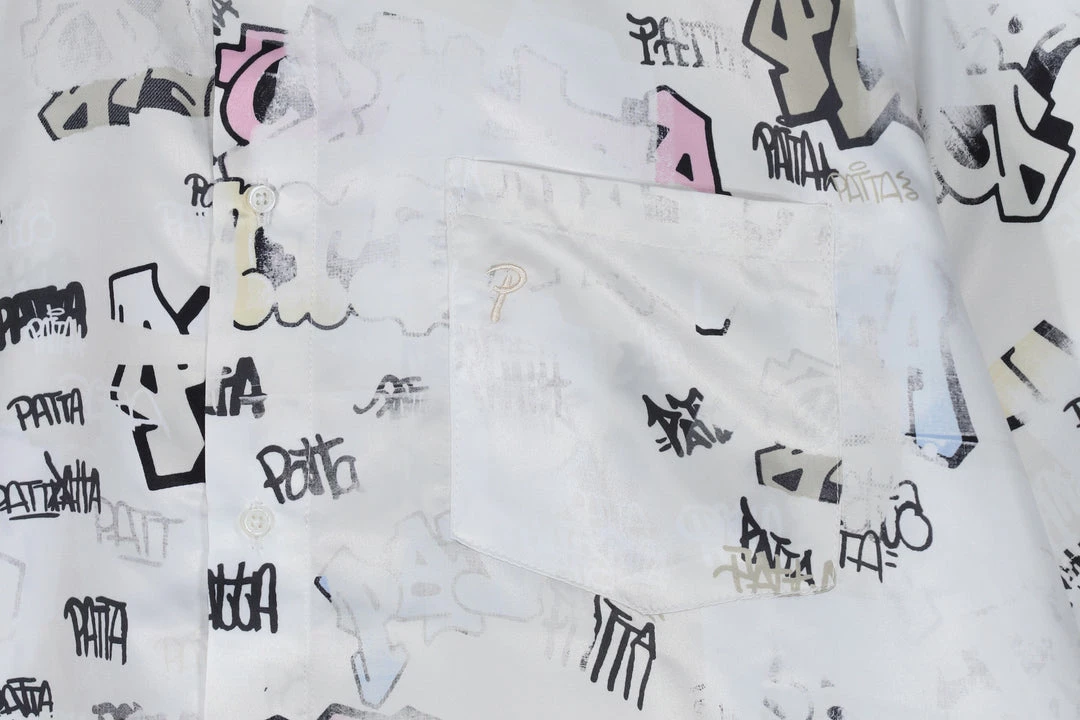 Wholesale π Patta Graffiti Satin Shortsleeve π Shirt π 4 Patta Graffiti Satin Shortsleeve Shirt