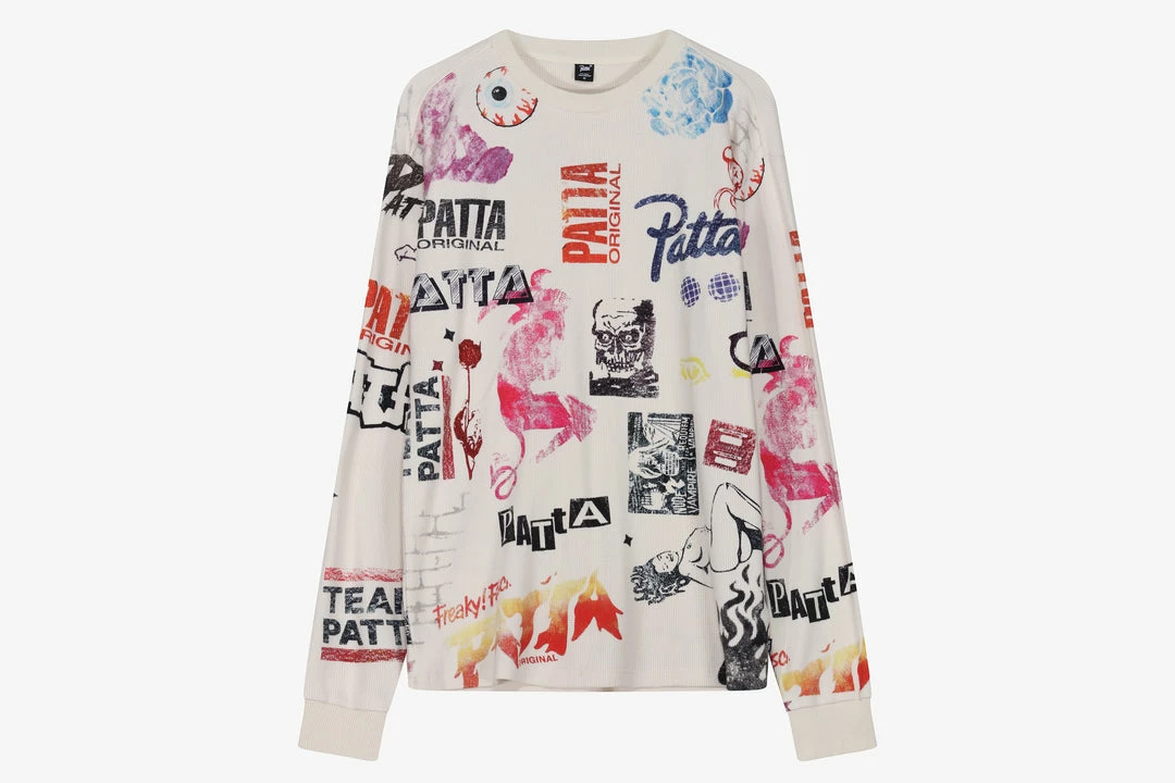 Best reviews of π― Patta Waffle Stencil LS Tee π 3 Patta Waffle Stencil LS Tee