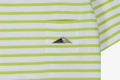 Anglozine Beppo Mock Turtle Neck Stripe Tee Tees